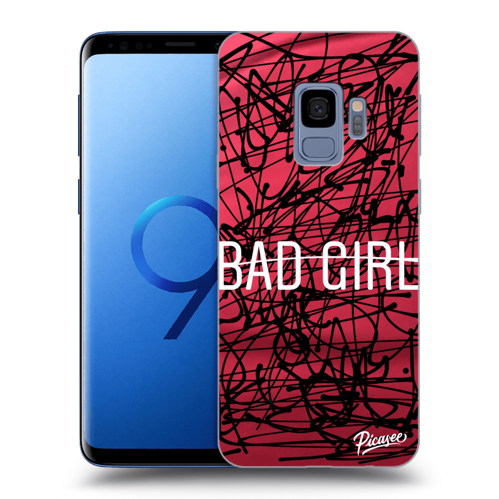 Picasee husă neagră din silicon pentru Samsung Galaxy S9 G960F - Bad girl
