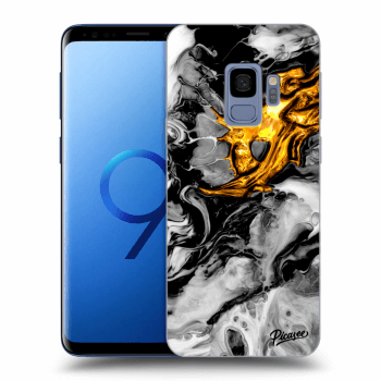 Husă pentru Samsung Galaxy S9 G960F - Black Gold 2