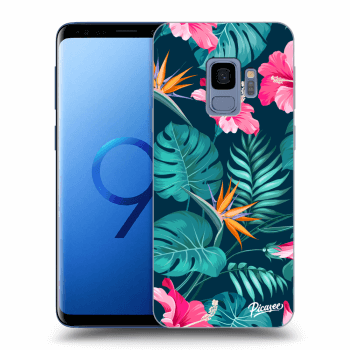 Husă pentru Samsung Galaxy S9 G960F - Pink Monstera