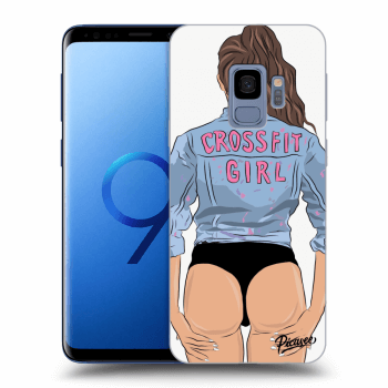 Picasee husă transparentă din silicon pentru Samsung Galaxy S9 G960F - Crossfit girl - nickynellow