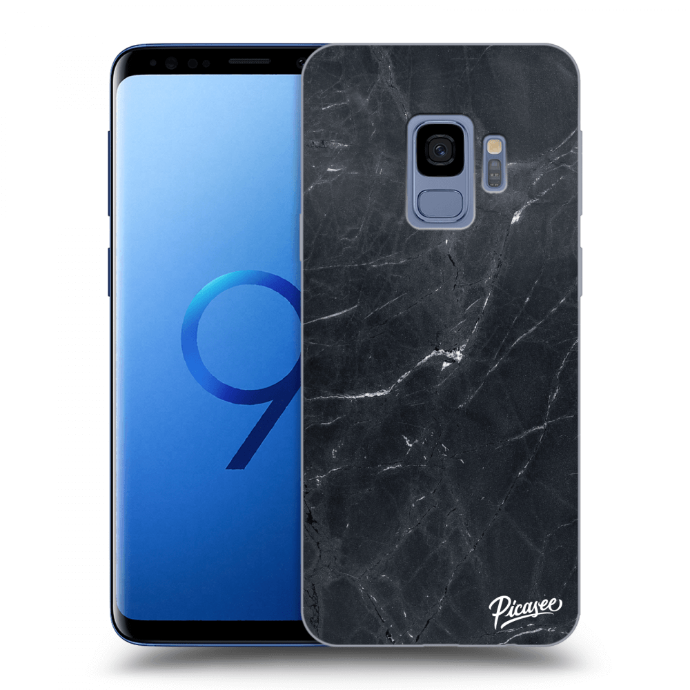 Picasee husă transparentă din silicon pentru Samsung Galaxy S9 G960F - Black marble
