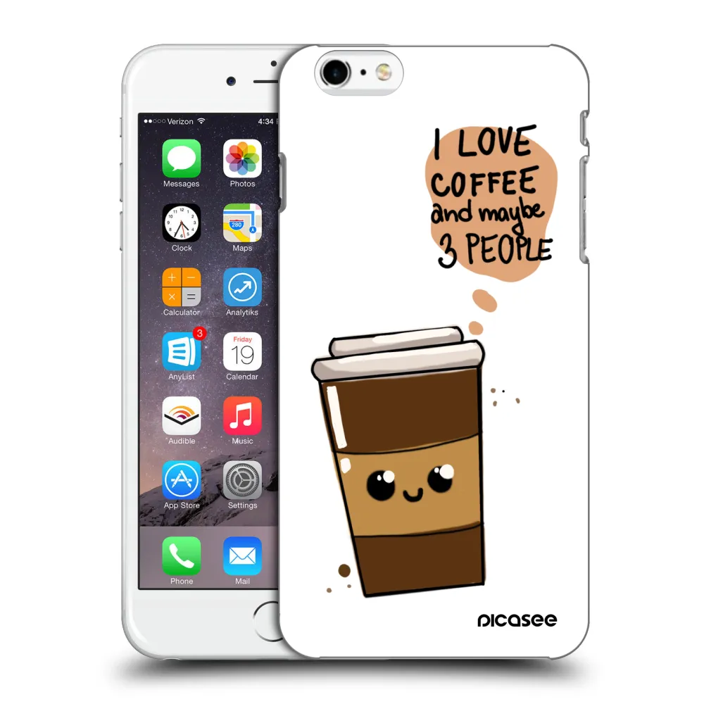 Picasee ULTIMATE CASE pentru Apple iPhone 6 Plus/6S Plus - Cute coffee