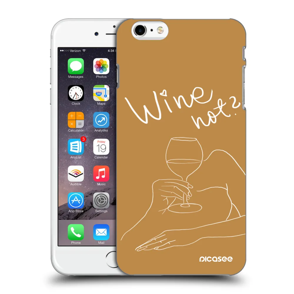 Picasee ULTIMATE CASE pentru Apple iPhone 6 Plus/6S Plus - Wine not