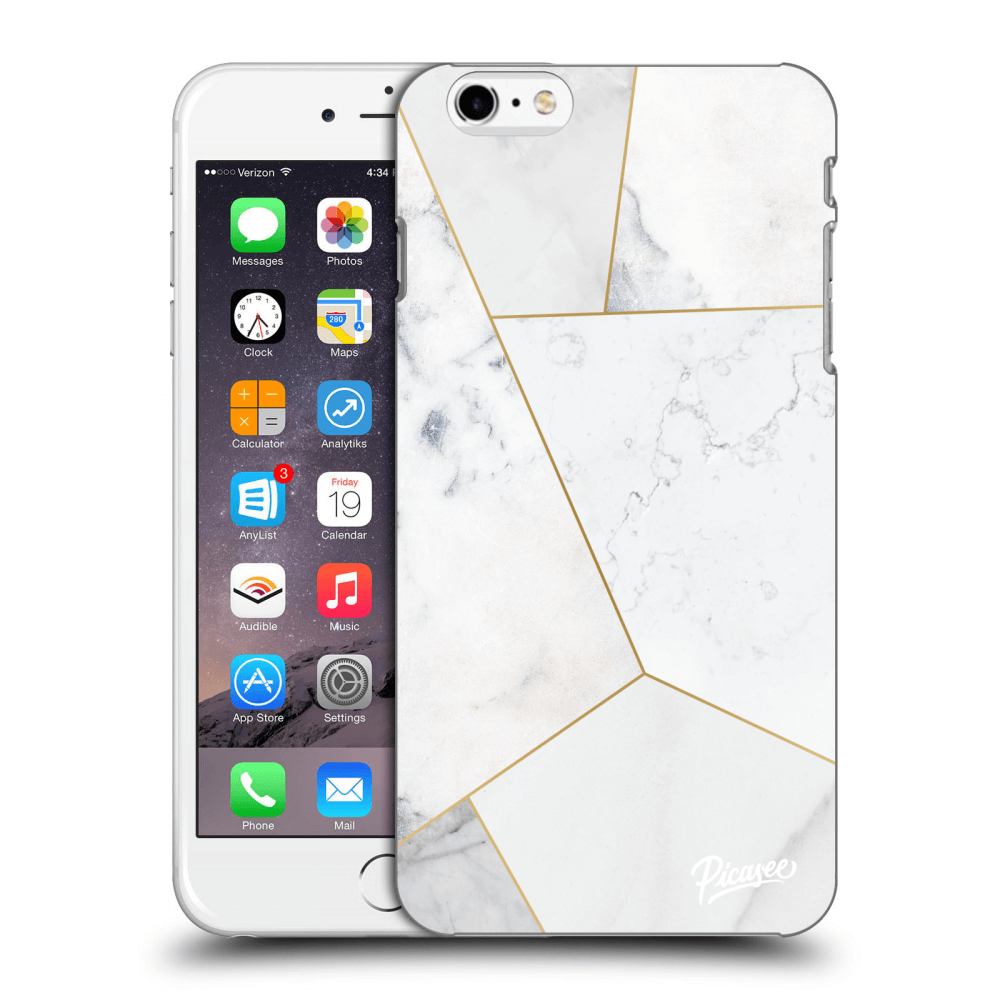 Picasee ULTIMATE CASE pentru Apple iPhone 6 Plus/6S Plus - White tile