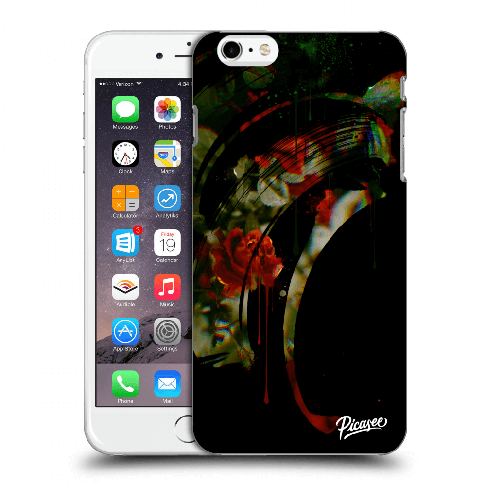 Picasee ULTIMATE CASE pentru Apple iPhone 6 Plus/6S Plus - Roses black