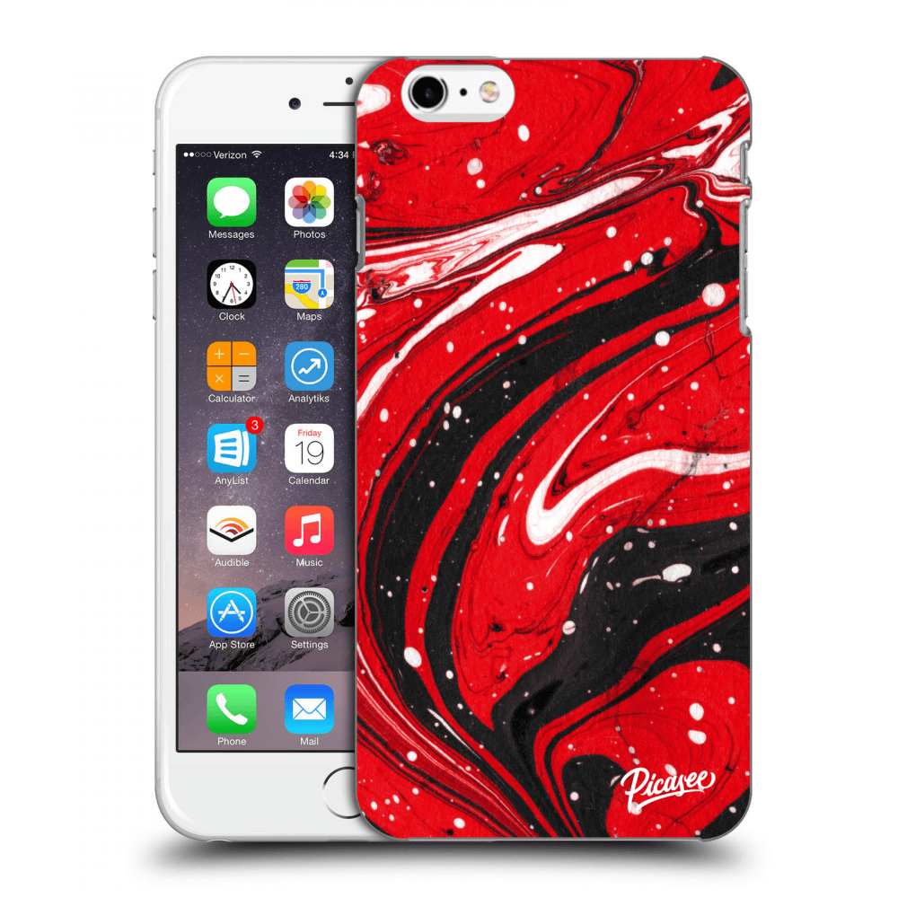 Picasee ULTIMATE CASE pentru Apple iPhone 6 Plus/6S Plus - Red black