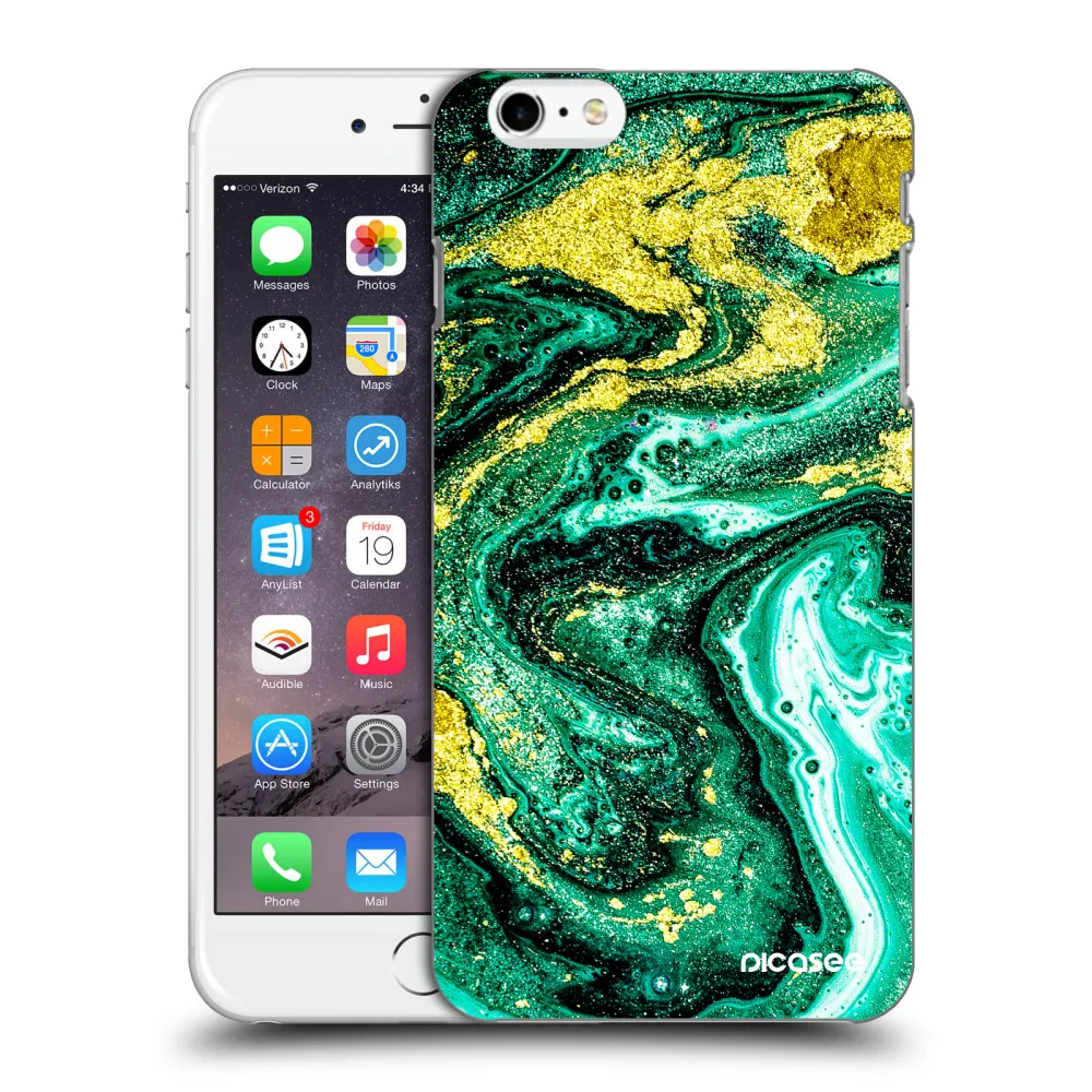 Picasee ULTIMATE CASE pentru Apple iPhone 6 Plus/6S Plus - Green Gold