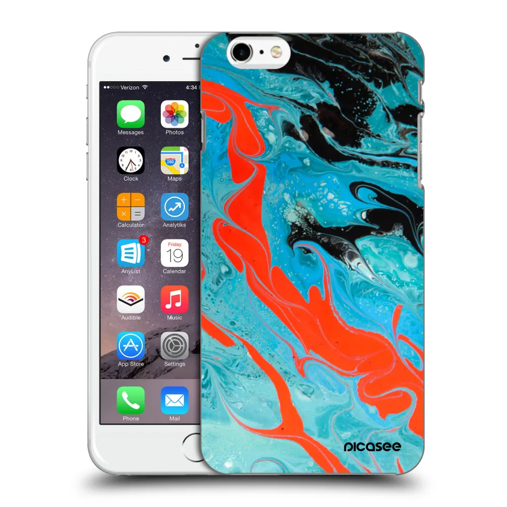 Picasee ULTIMATE CASE pentru Apple iPhone 6 Plus/6S Plus - Blue Magma