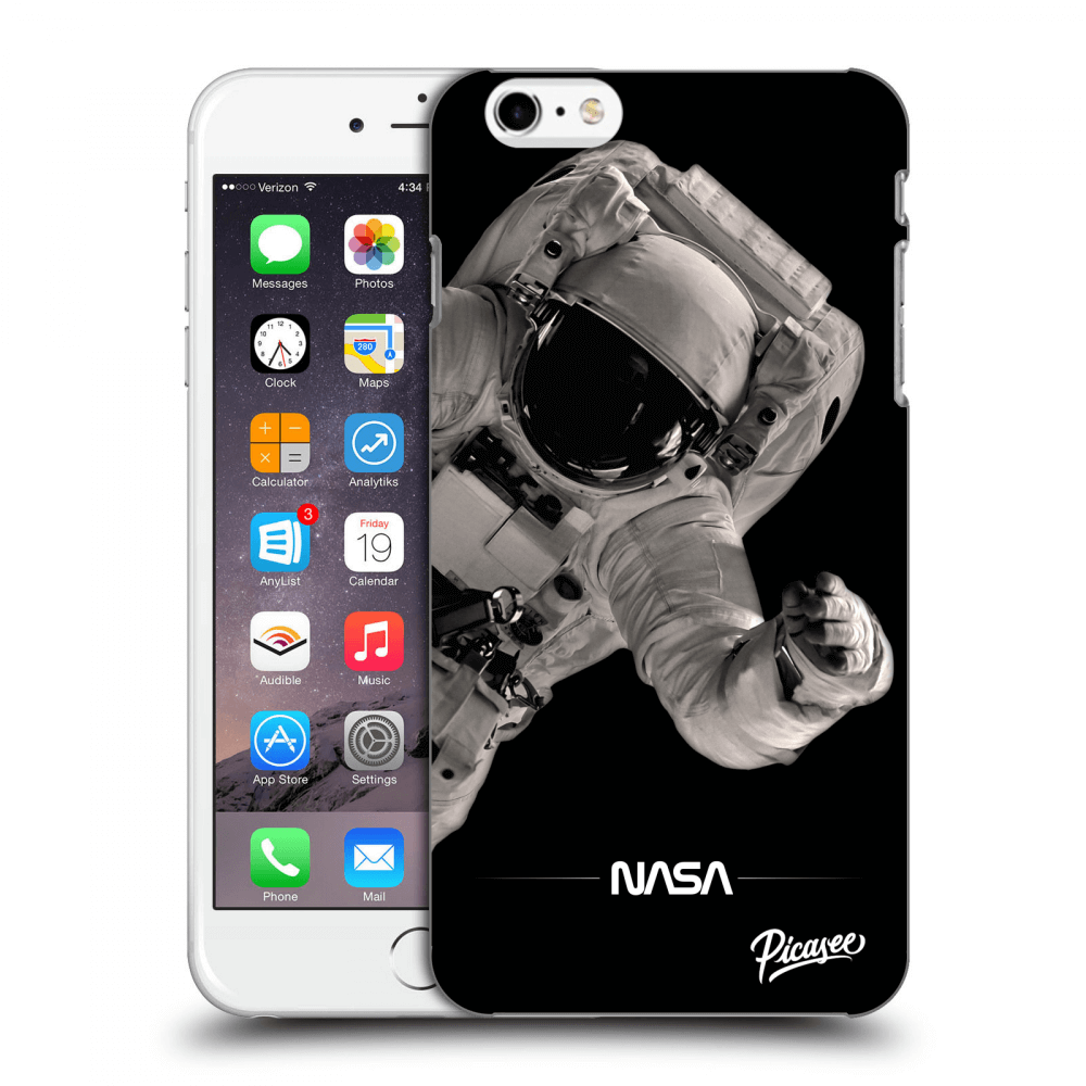 Husă Transparentă Din Silicon Pentru Apple IPhone 6 Plus/6S Plus - Astronaut Big