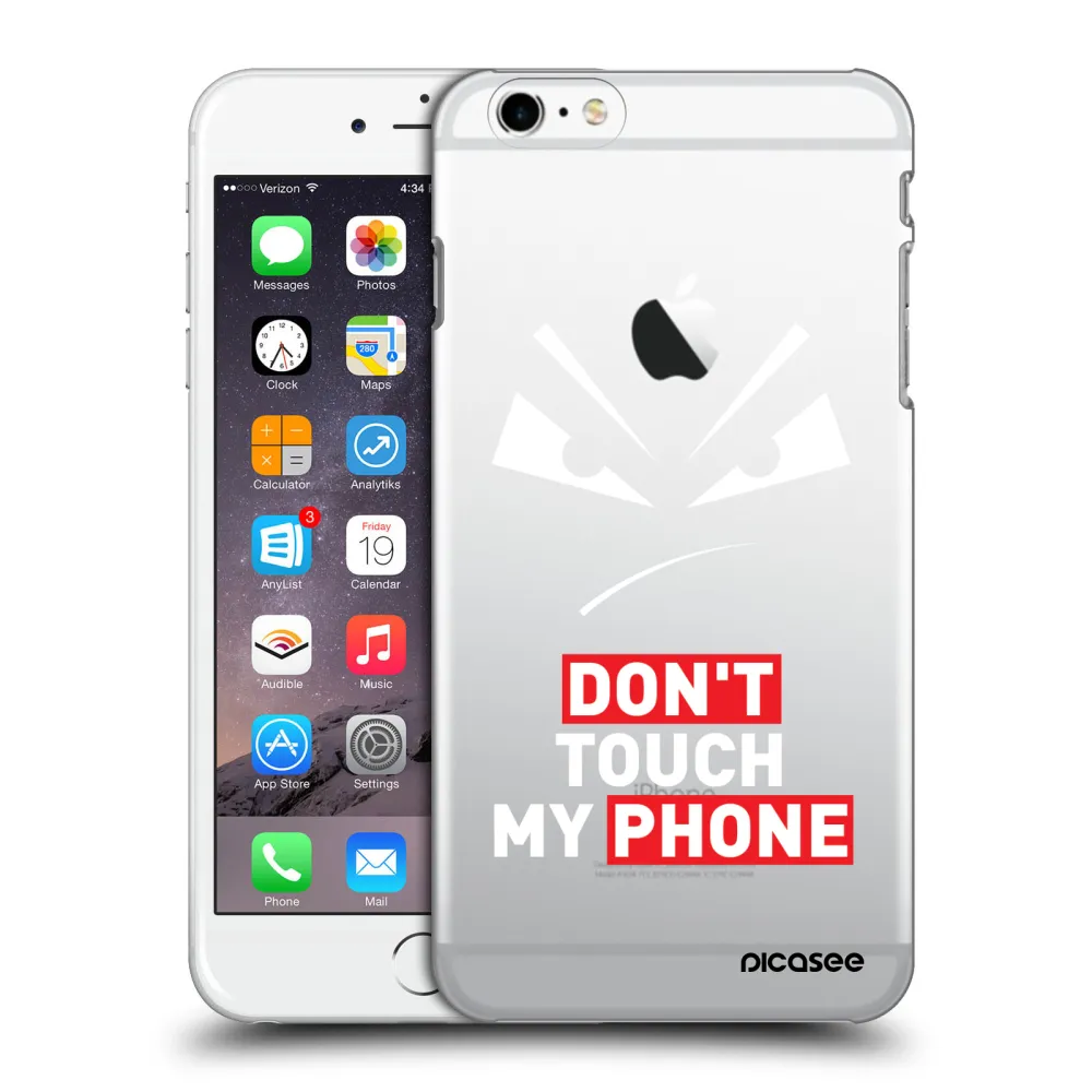 Picasee husă transparentă din silicon pentru Apple iPhone 6 Plus/6S Plus - Evil Eye - Transparent