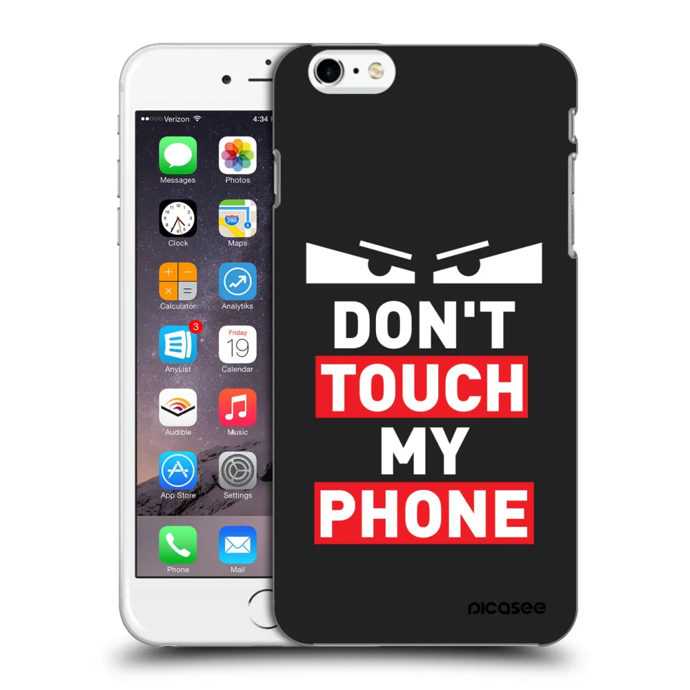 Picasee husă neagră din silicon pentru Apple iPhone 6 Plus/6S Plus - Shadow Eye - Transparent