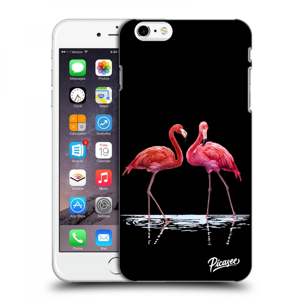 Picasee ULTIMATE CASE pentru Apple iPhone 6 Plus/6S Plus - Flamingos couple