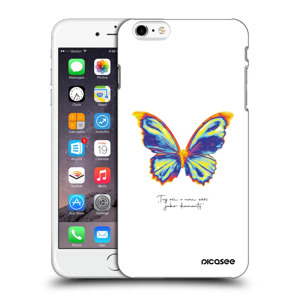 Picasee ULTIMATE CASE pentru Apple iPhone 6 Plus/6S Plus - Diamanty White