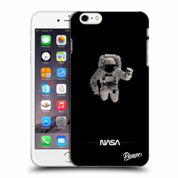 Picasee husă neagră din silicon pentru Apple iPhone 6 Plus/6S Plus - Astronaut Minimal