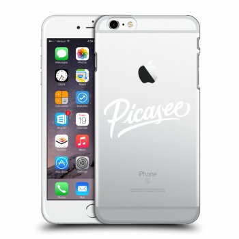 Picasee husă transparentă din silicon pentru Apple iPhone 6 Plus/6S Plus - Picasee - old logo - white