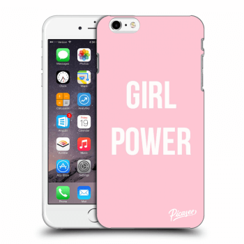 Picasee husă neagră din silicon pentru Apple iPhone 6 Plus/6S Plus - Girl power
