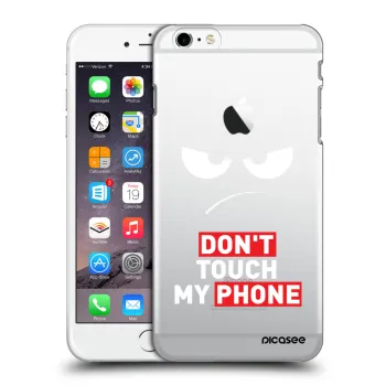 Picasee husă transparentă din silicon pentru Apple iPhone 6 Plus/6S Plus - Angry Eyes - Transparent