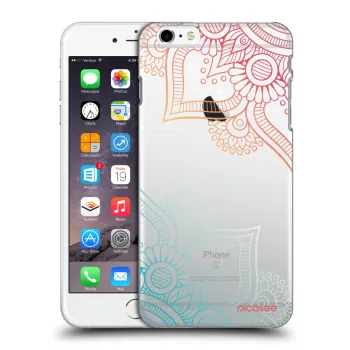 Picasee husă transparentă din silicon pentru Apple iPhone 6 Plus/6S Plus - Flowers pattern