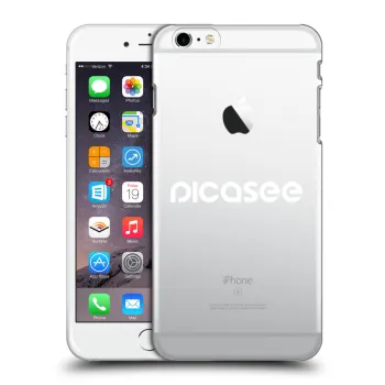 Picasee husă transparentă din silicon pentru Apple iPhone 6 Plus/6S Plus - Picasee - new logo - white