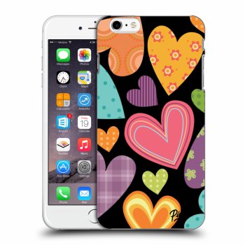 Husă pentru Apple iPhone 6 Plus/6S Plus - Colored heart