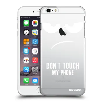 Picasee husă transparentă din silicon pentru Apple iPhone 6 Plus/6S Plus - Don't Touch My Phone