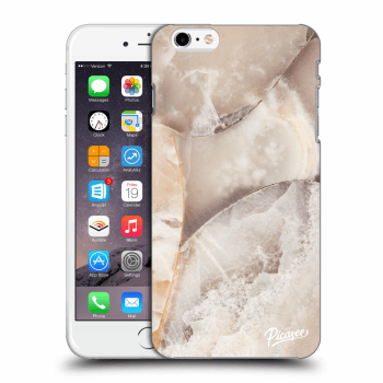 Picasee husă transparentă din silicon pentru Apple iPhone 6 Plus/6S Plus - Cream marble