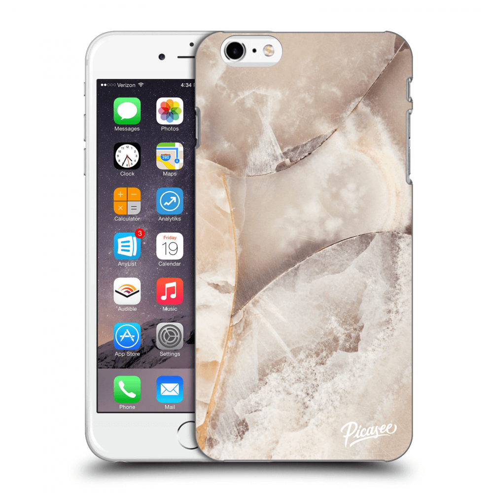 Husă Transparentă Din Silicon Pentru Apple IPhone 6 Plus/6S Plus - Cream Marble