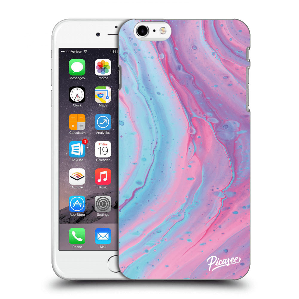Picasee ULTIMATE CASE pentru Apple iPhone 6 Plus/6S Plus - Pink liquid