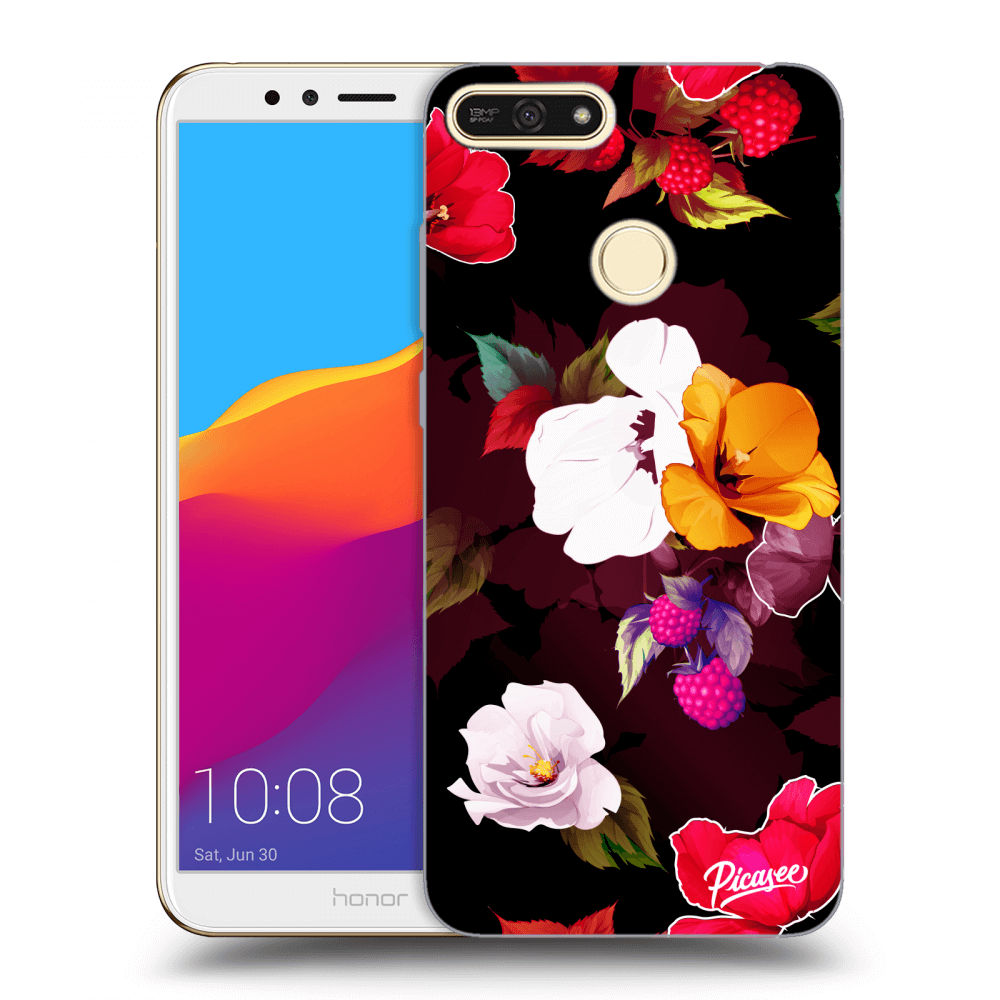 Picasee ULTIMATE CASE pentru Honor 7A - Flowers and Berries
