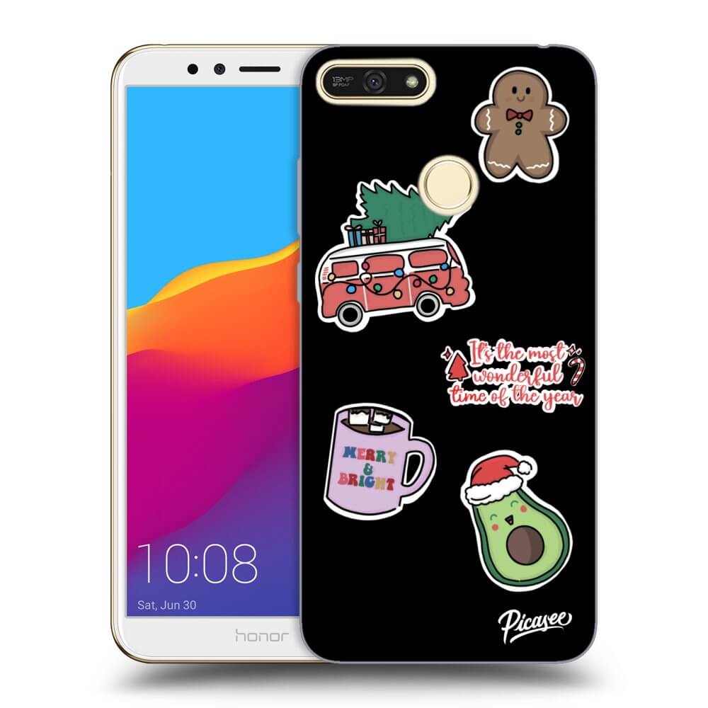 Picasee ULTIMATE CASE pentru Honor 7A - Christmas Stickers