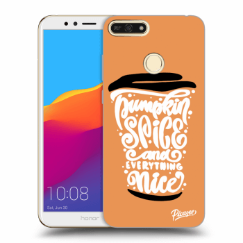 Husă pentru Honor 7A - Pumpkin coffee
