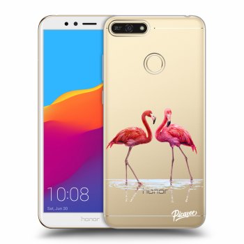Husă pentru Honor 7A - Flamingos couple