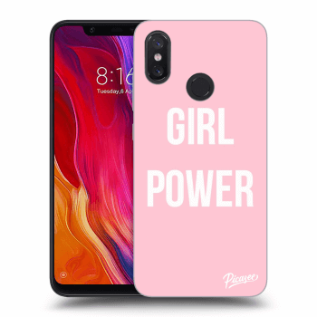 Picasee husă neagră din silicon pentru Xiaomi Mi 8 - Girl power