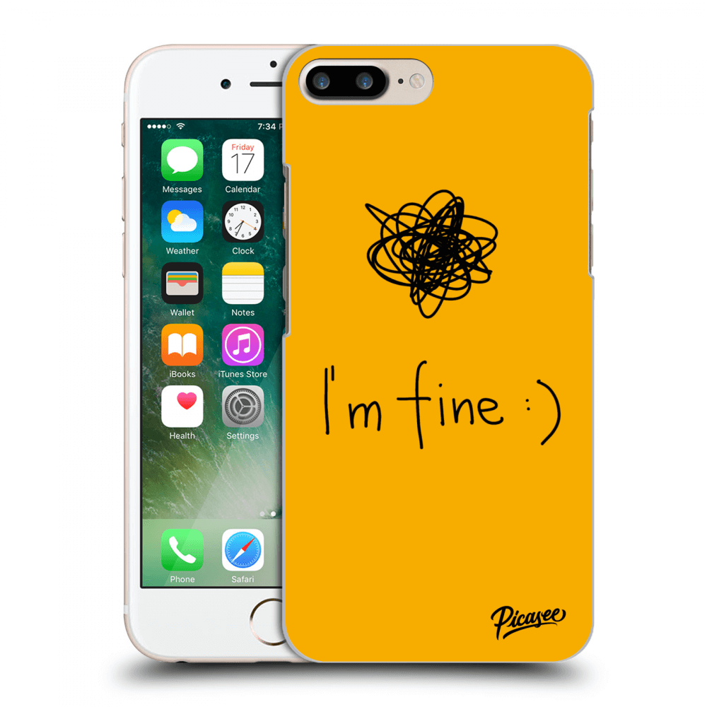Picasee ULTIMATE CASE pentru Apple iPhone 7 Plus - I am fine