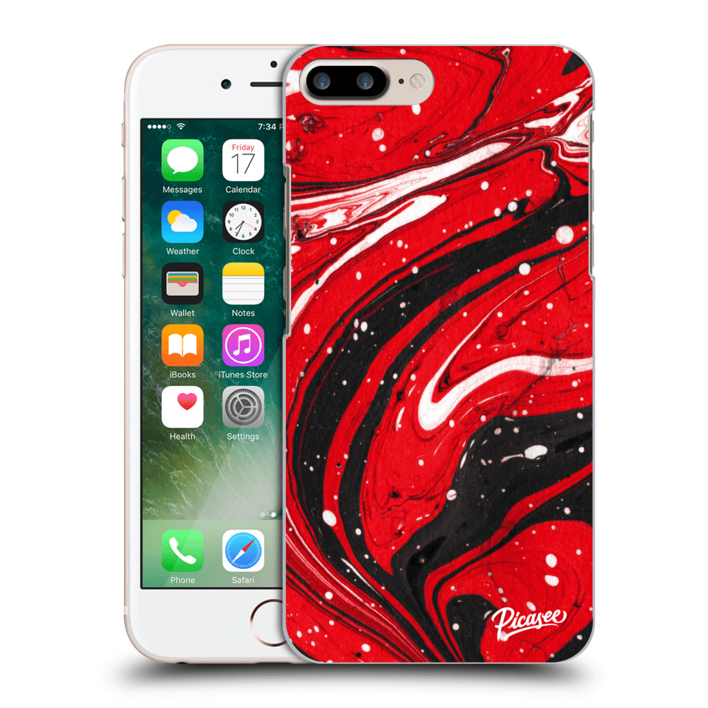 Picasee ULTIMATE CASE pentru Apple iPhone 7 Plus - Red black