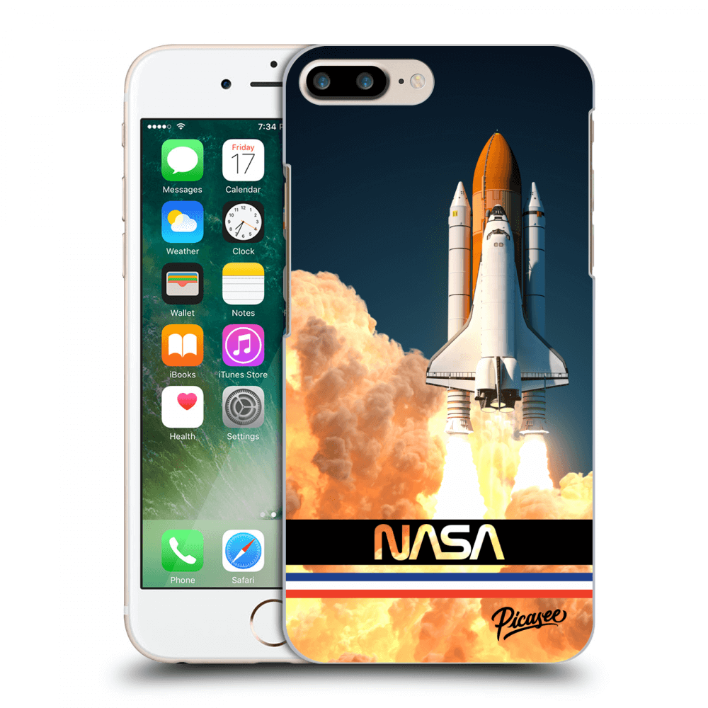 Picasee ULTIMATE CASE pentru Apple iPhone 7 Plus - Space Shuttle