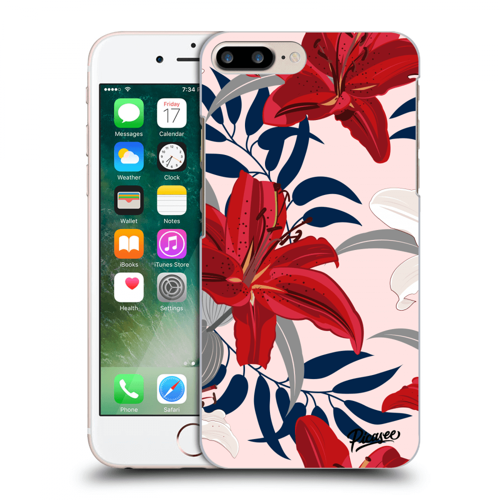 Picasee ULTIMATE CASE pentru Apple iPhone 7 Plus - Red Lily