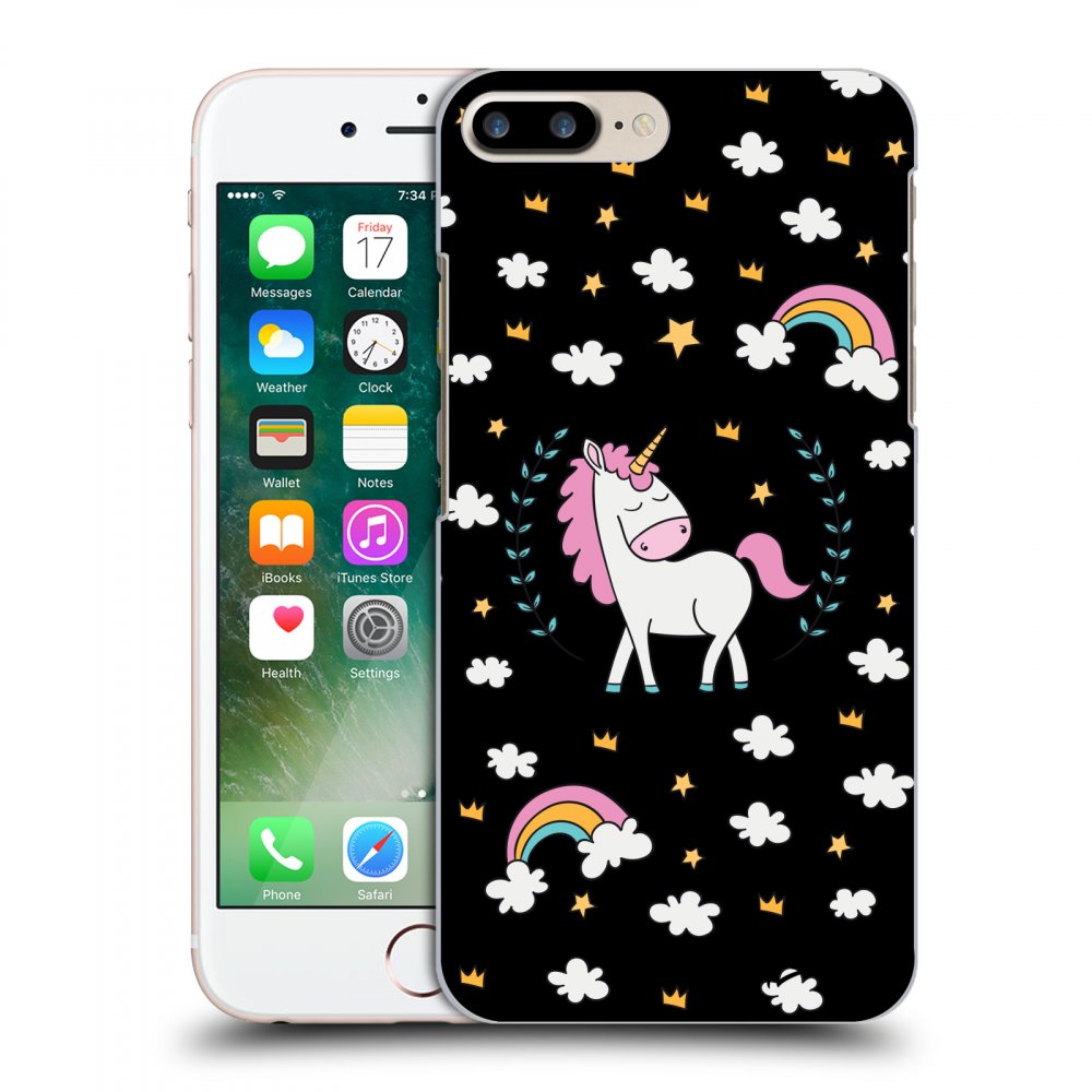 Picasee ULTIMATE CASE pentru Apple iPhone 7 Plus - Unicorn star heaven