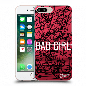 Picasee husă transparentă din silicon pentru Apple iPhone 7 Plus - Bad girl