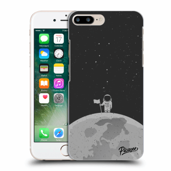 Picasee husă neagră din silicon pentru Apple iPhone 7 Plus - Astronaut