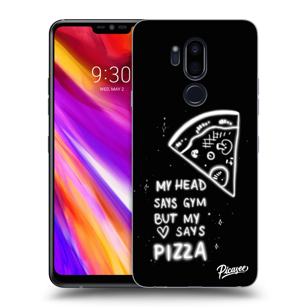 Picasee husă transparentă din silicon pentru LG G7 ThinQ - Pizza