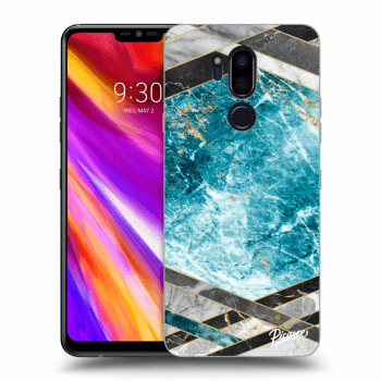 Husă pentru LG G7 ThinQ - Blue geometry