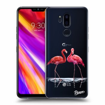 Husă pentru LG G7 ThinQ - Flamingos couple