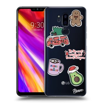 Husă pentru LG G7 ThinQ - Christmas Stickers