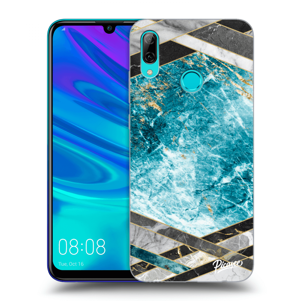 Picasee ULTIMATE CASE pentru Huawei P Smart 2019 - Blue geometry