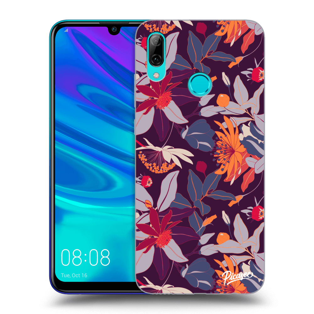 Picasee ULTIMATE CASE pentru Huawei P Smart 2019 - Purple Leaf