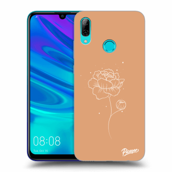 Picasee husă neagră din silicon pentru Huawei P Smart 2019 - Peonies