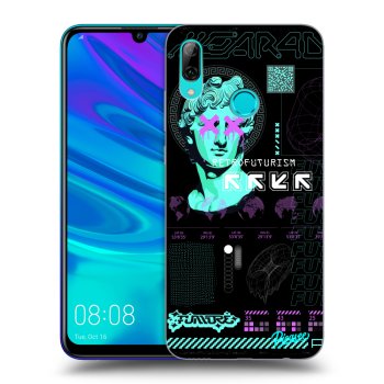 Picasee husă neagră din silicon pentru Huawei P Smart 2019 - RETRO