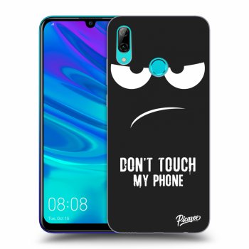 Picasee husă neagră din silicon pentru Huawei P Smart 2019 - Don't Touch My Phone