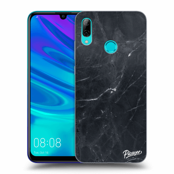 Picasee husă transparentă din silicon pentru Huawei P Smart 2019 - Black marble